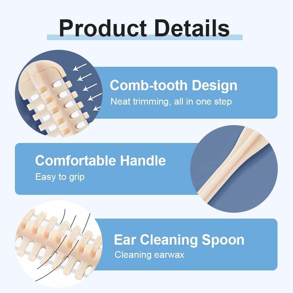 image:image2in1 Nose Hair Cutter amp Ear Picker 2025 Upgraded DoubleSided Nostril Hairs Remover Tool with 360 Rotating Blade Portable Manual Nose Hair Trimmer for Men amp Women 64