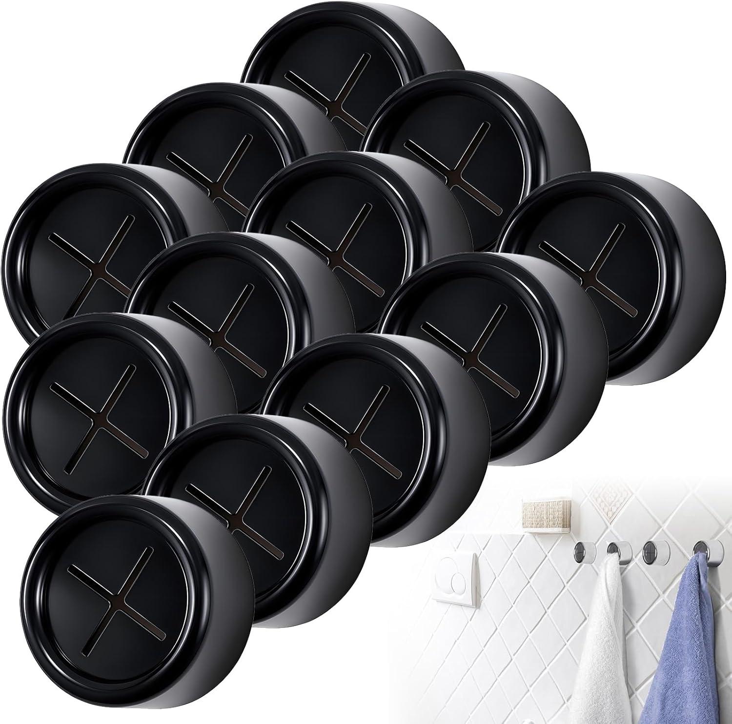 image:image6PCS12PCS Creative Towel Hook 2025 Upgraded Wall Mounted Towel Hook Compact Kitchen Organizer Durable Stainless Steel Towel Hooks for Home Kitchen and Bathroom 6 SliverBlack