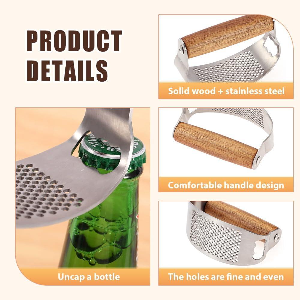 image:imageStainless Steel Garlic Presser 2025 Upgraded Rocker Professional Garlic Press Ergonomic Garlic Crusher for Home Kitchen Use Heavy Duty Mincer Tool Garlic Chopper Garlic Presser Mincer 23