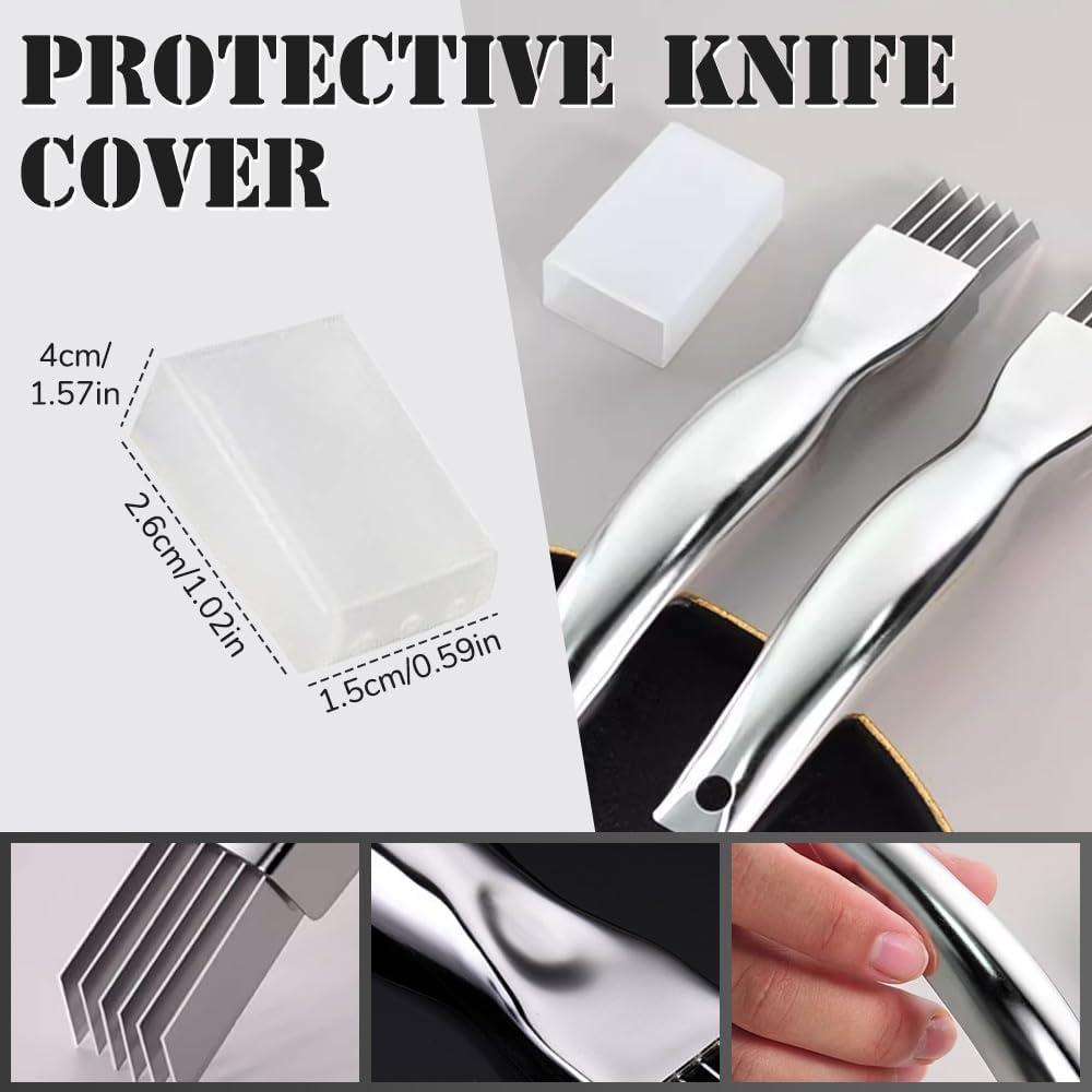 image:imageStainless Steel Onion Cutter 2026 New Shred Silk for Vegetable Household Multifunctional Food Slicer Gadget Home Kitchen Cutter Sharp Scallion Shredding 2PCSGoldSliver1PCRose Gold