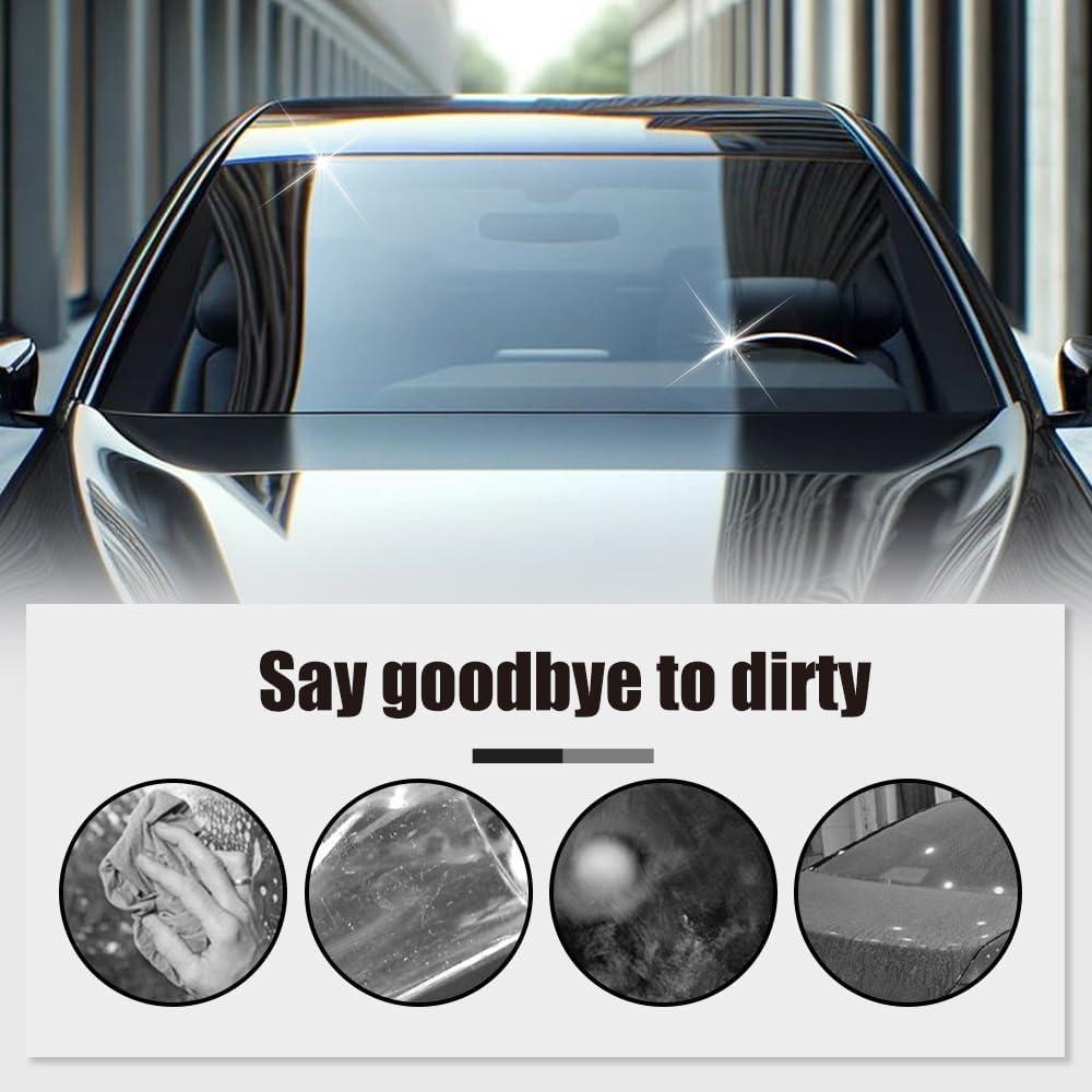 image:imageThickened Magic Cleaning Cloth 2025 Upgraded Reuseable Window Cleaning Cloth Set with Streak Free Microfiber Cloth Microfiber Cleaning Rag for Glass Cars Kitchen Bathroom 10PC1181X1181 in10pc1574x1181 In