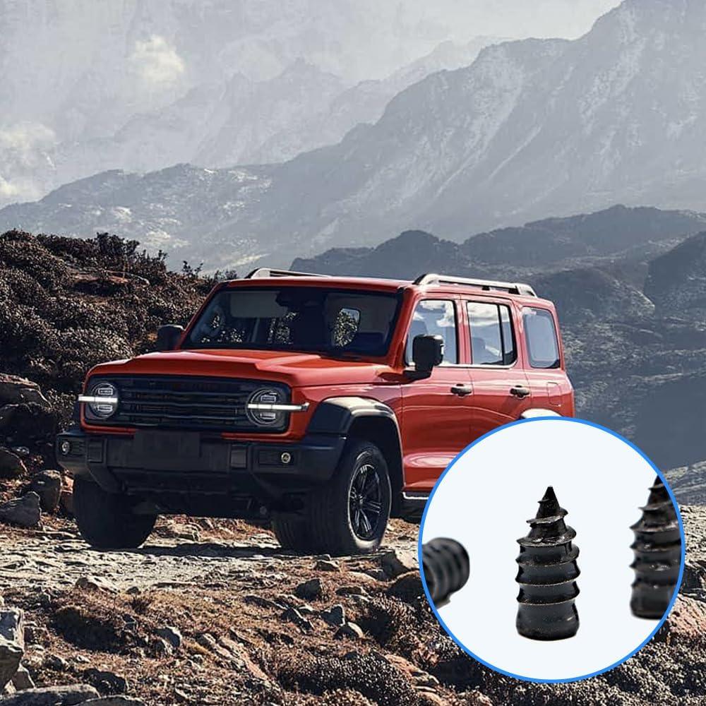 image:imageTire Repair Nails Kit with 2 Sizes 2025 Upgraded Fast SelfService Tire Repair Tools with Box and Screwdriver Tire Repair Kit Screw in Tire Repair Plugs 20