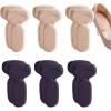 image:image6Pairs Heel Pads Heel Grips Liner for Loose Shoes 2026 New Back Heel Cushion Pads Ultra Soothing AntiSlip Heel Liners Soft Cushion Heel Protector Pads for Women Men Shoes 12 BeigeBeigeblack