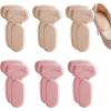 image:image6Pairs Heel Pads Heel Grips Liner for Loose Shoes 2026 New Back Heel Cushion Pads Ultra Soothing AntiSlip Heel Liners Soft Cushion Heel Protector Pads for Women Men Shoes 12 BeigeBeigepink