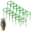 image:imagePlant Support Stakes 2025 Upgraded Tomato Cages for Garden Garden Flower Stakes Round Plants Support for Indoor Outdoor Climbing Plants Vegetable Flower Pot 6 GreenGreen