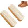 image:imageSuede Shoe Brush and Eraser 2026 Upgraded Suede Brush and Eraser MultiPurpose Nubuck Cleaner for Shoes Bags Jacket Purse Sofa with Wooden Handle Leather Cleaning Brush 22