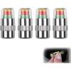 4PCS  Sliver