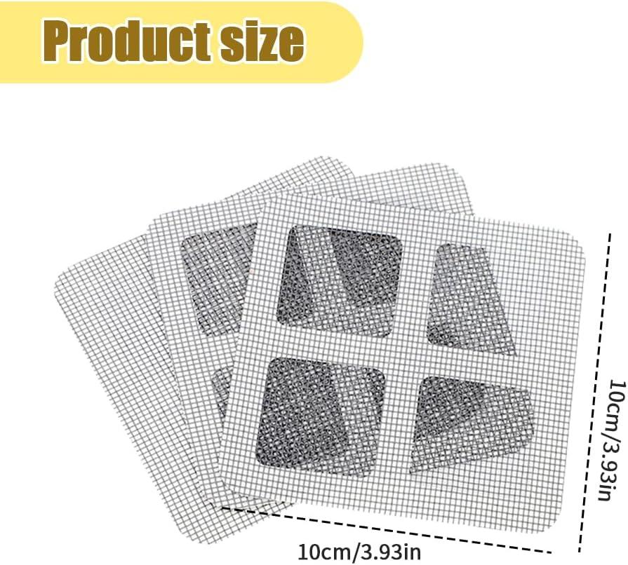 image:imageDisposable Hair Drain Stickers 2025 Upgraded Disposable Floor Drain Filter Stickers Bathroom Shower Drain Protector Mesh Cover Floor Drain Sticker for Kitchen Bathroom Tub 2020