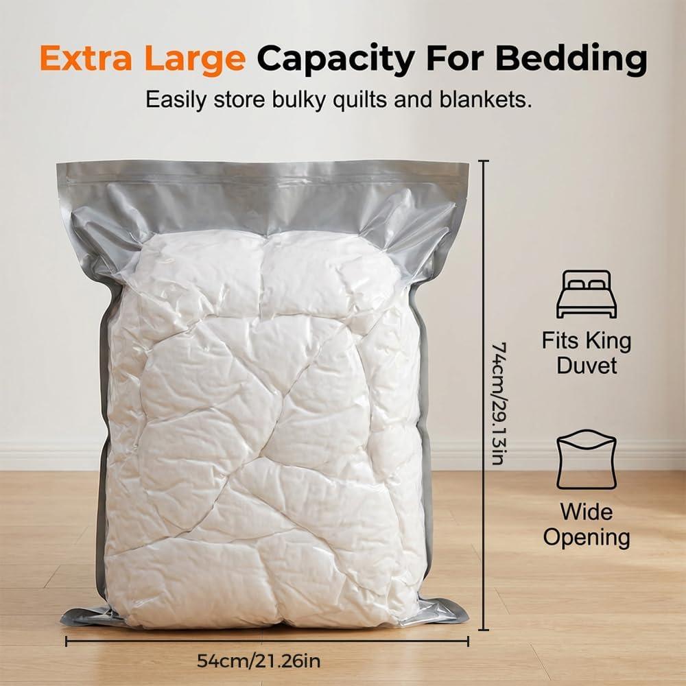 image:imageTravel Vacuum Bags with Cordless Electric Pump 2026 Upgraded Portable Space Saver Bags Carryon Compression for Luggage amp Seasonal Storage 2015