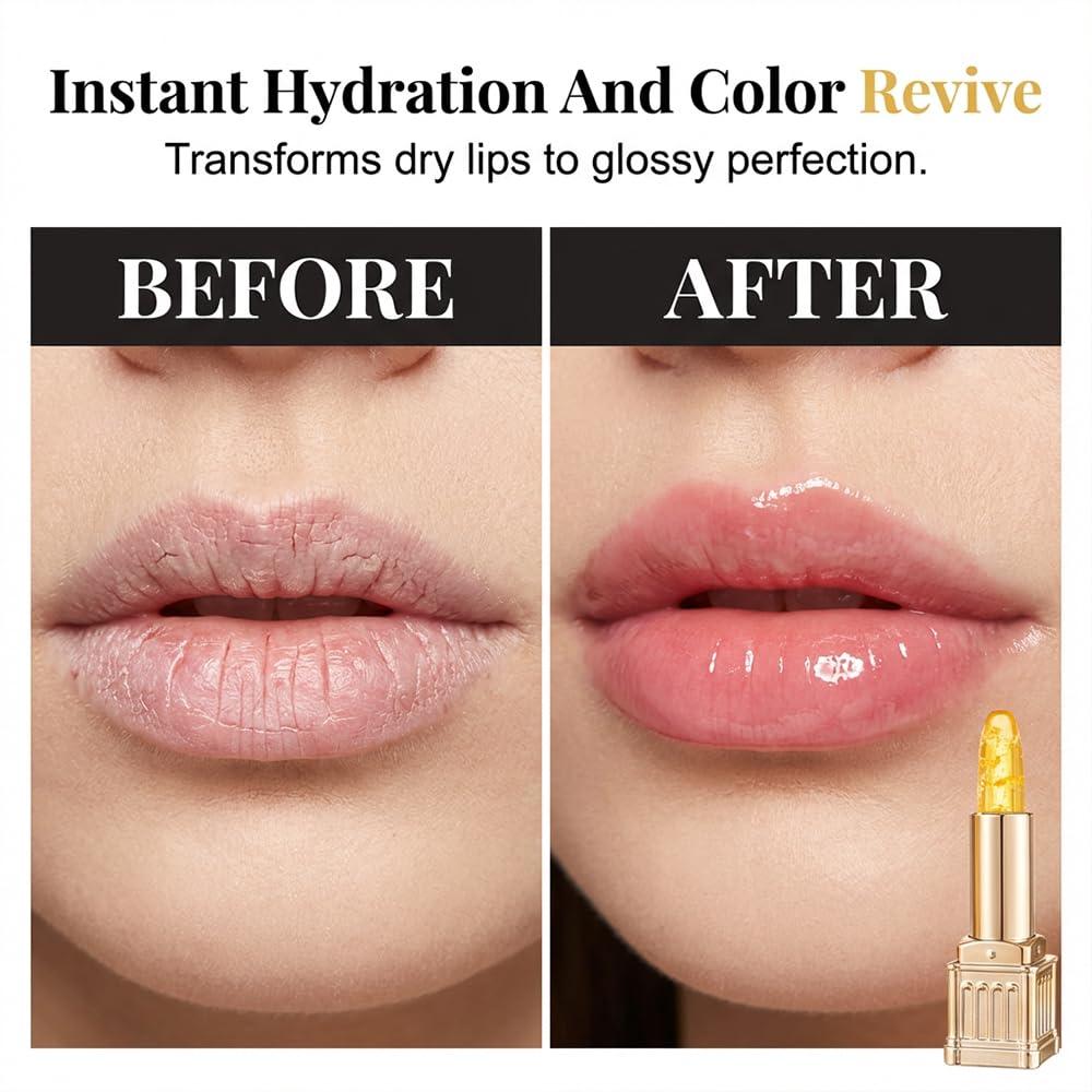 image:imageColor Changing Lipstick for Older Women 2026 Upgraded SkinAdaptive Lipsticks PH Lipsticks Color Changing Long Lasting Moisturizing Tinted Lip Balm for All Skin Tones GoldGold