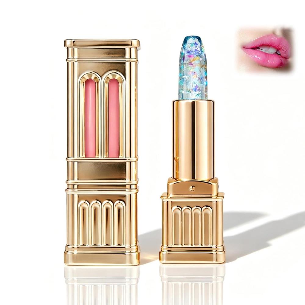 image:imageColor Changing Lipstick for Older Women 2026 Upgraded SkinAdaptive Lipsticks PH Lipsticks Color Changing Long Lasting Moisturizing Tinted Lip Balm for All Skin Tones GoldBlue