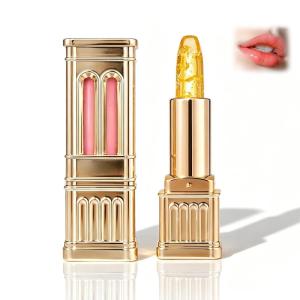 Color Changing Lipstick for Older Women, 2026 Upgraded Skin-Adaptive Lipsticks, PH Lipsticks Color Changing, Long Lasting Moisturizing Tinted Lip Balm for All Skin Tones (Gold)(Gold)