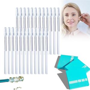 Earwax Removal Adhesive Swabs, 2026 Upgraded Reusable Ear Wax Removal Tools with Dust Cover Packaging, Cotonetes para Limpiar Oidos, Adhesive Ear Cleaning Sticks for All Ages (72 PCS, Large)(72 Pcs)